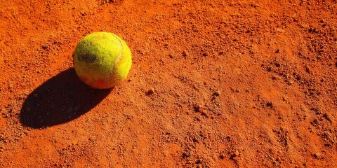 tennis ball on court
