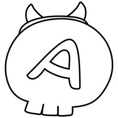 Doodle halloween education 