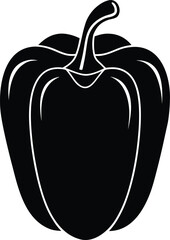 Close-up of a person's hand holding a single, vibrant yellow bell pepper with a dewdrop on its surface