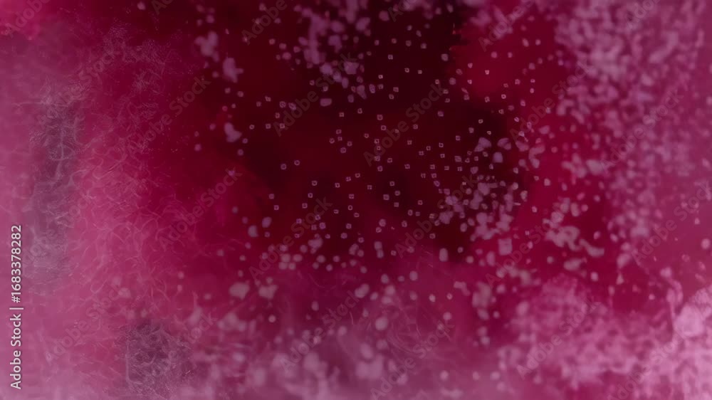 Poster dynamic abstract pink and maroon smoke effect with soft textures in an ethereal atmosphere