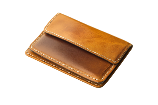 Card holder isolated on transparent background