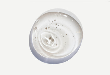 Cosmetic translucent cleansing peeling serum gel foam beauty texture background