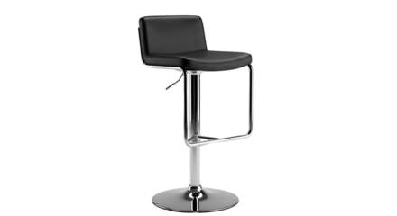 Black modern bar stool
