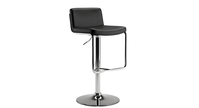 Black modern bar stool