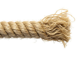 自然な麻縄の質感　クローズアップ撮影　無背景