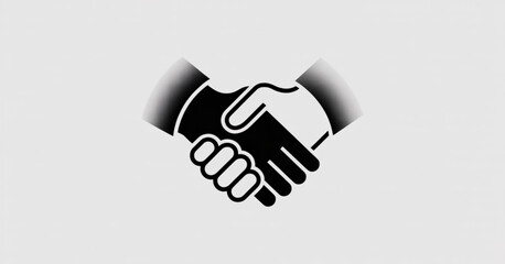 hand shake vector