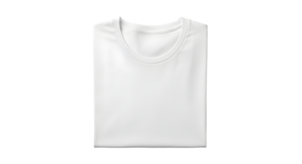 Folded white t shirt