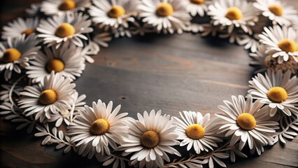 Obraz premium Delicate Paper Cutout of Daisies