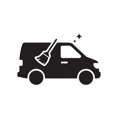 Commercial Van Mobile Cleaning Service Icon