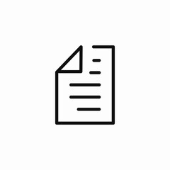 digital document file icon sign vector