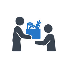 Food Donation Giving icon