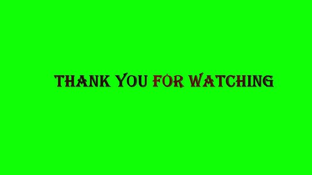 Moving Footage Congratulations for Watching with a Red Sparkling Love Suffix
