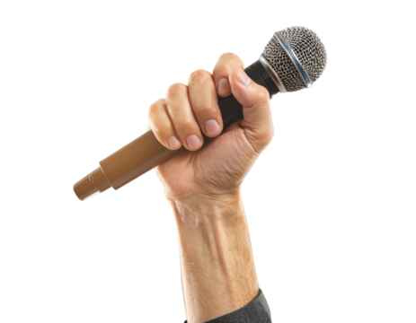 Dynamic Performance Hand with Microphone