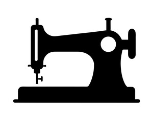 symbol,silhouette,vector,icon,sewing machine  simple   silhouette vector,sewing machine icon