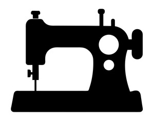 symbol,silhouette,vector,icon,sewing machine  simple   silhouette vector,sewing machine icon