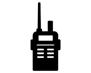 Walkie Talkies Silhouette