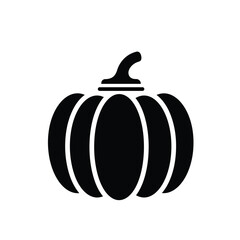 Black pumpkin coin bank icon vector