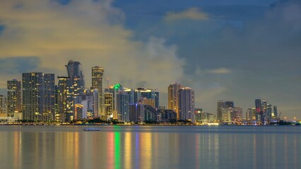 Obraz premium singapore skyline at sunset