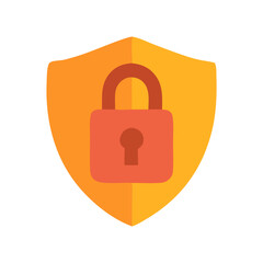 Security Shield Icon – Lock Protection Symbol