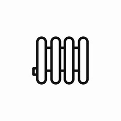 household heater radiator icon sign vector