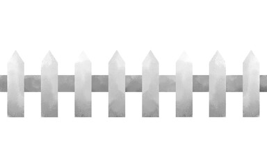 Grey Fences Illustration