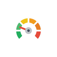 Speed Icon Set – High Speed, Speed Machine, Car Speed Meter, Digital Speedometer, Racing and Performance Vector Icons