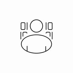 human head binary icon sign vector
