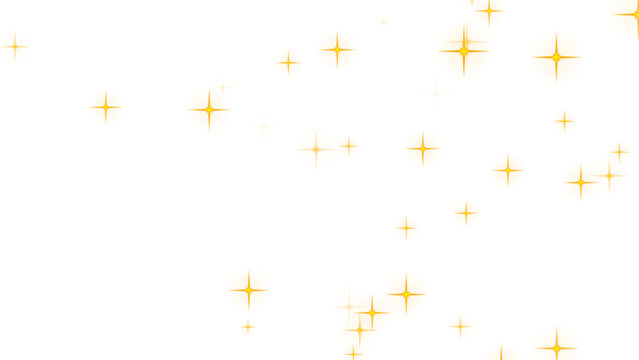 Glittering golden confetti on black isolated background. Christmas and New Year concept. Golden dust on black background. Vector gold particles confetti glitter on transparent background. Gold sparks - Powered by Adobe