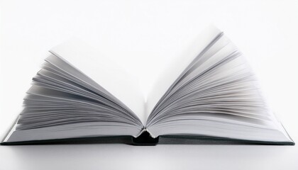 Obraz premium blank book on white background