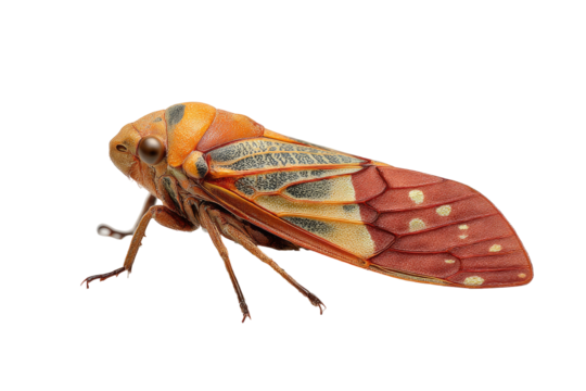 Close-up of a colorful insect