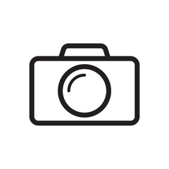 Camera icon symbol vector, Photograph sign template