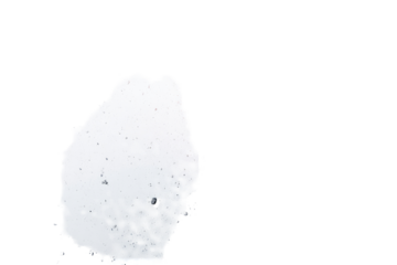 Abstract blob of white splatter