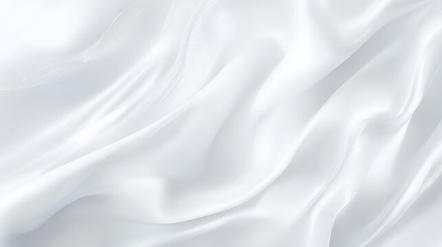 Abstract white silk surface with glowing reflections luxury high resolution minimal modern aesthetic wallpaper background