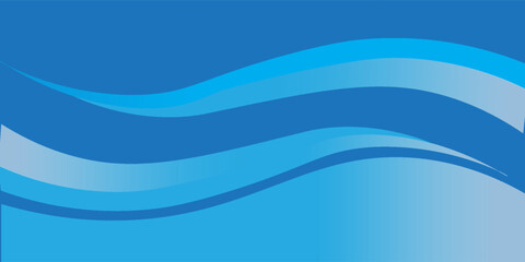 Blue and white business wave banner background. vector.modern,eps 10.