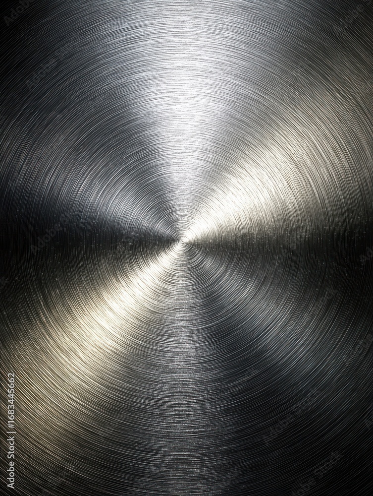 Poster circular brushed metal texture creating a stunning visual effect