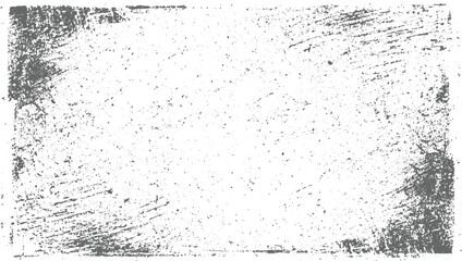 Grunge frame noise texture vector design on transparent background