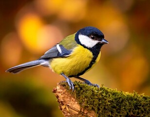 Fototapeta premium Colorful exotic birds perched on branches and feeders in vibrant natural backgrounds, featuring cardinals, parrots, finches, hummingbirds, woodpeckers, and tropical wildlife