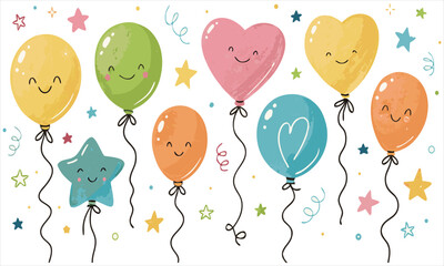 birthday party balloons