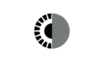 a graphic image with a glaucoma and cataract theme, with a white background. Vector graphic base.