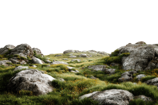 Rocky hillside landscape