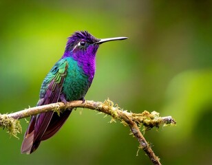 Fototapeta premium Colorful exotic birds perched on branches and feeders in vibrant natural backgrounds, featuring cardinals, parrots, finches, hummingbirds, woodpeckers, and tropical wildlife