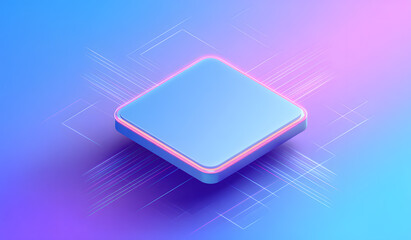 Creative purple gradient chip