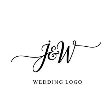 Elegant QW Monogram for Wedding and Event Branding Design