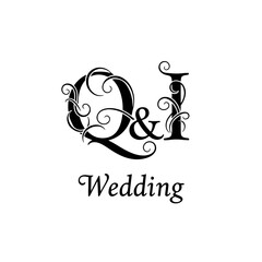 QI Clean Typographic Monogram
