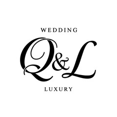 Minimalist QL Letter Logo Design for Modern Brand Identity