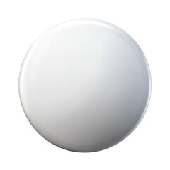 a smooth white sphere with subtle reflections on dark background