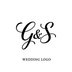 YS Monogram logo, Minimalist Typographic Line Monogram Logo, YS Wedding monogram logo, YS Typography Initial Letter Brand Logo	