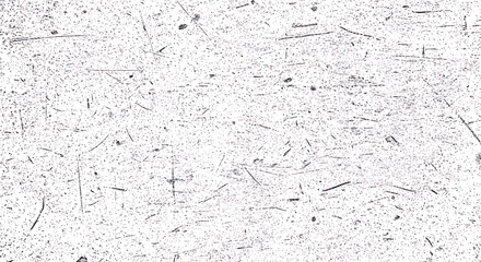 Obraz premium A detailed close-up of a white handmade paper background, showcasing a rustic, grainy texture with visible dark, embedded natural fibers