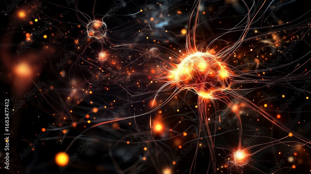 Poster visualizing deep learning concepts in artificial intelligence a dynamic exploration of neural networ
