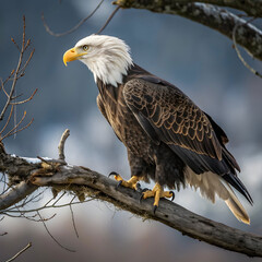 Fototapeta premium Beautiful hawk in nature